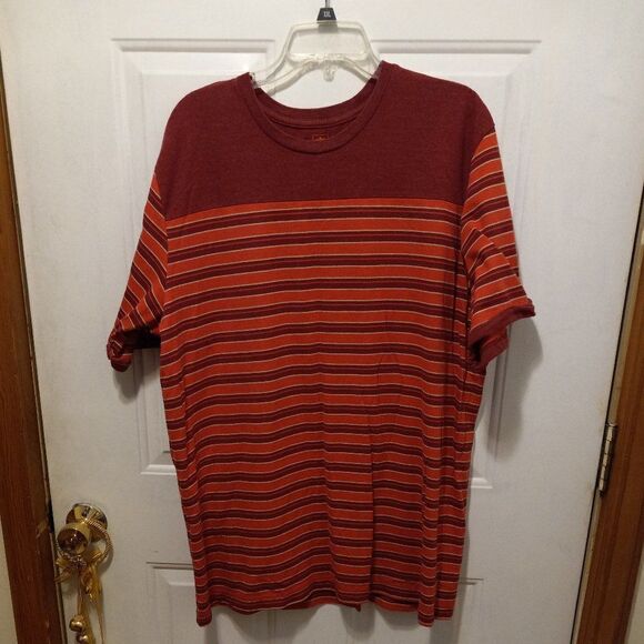 Northwest Territory Mens 2 XL Short Sleeve Burgundy/Salmon T- Shirt - Picture 1 of 6